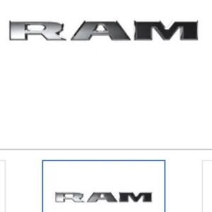 RAM Nameplate. Mopar Original Packaging
